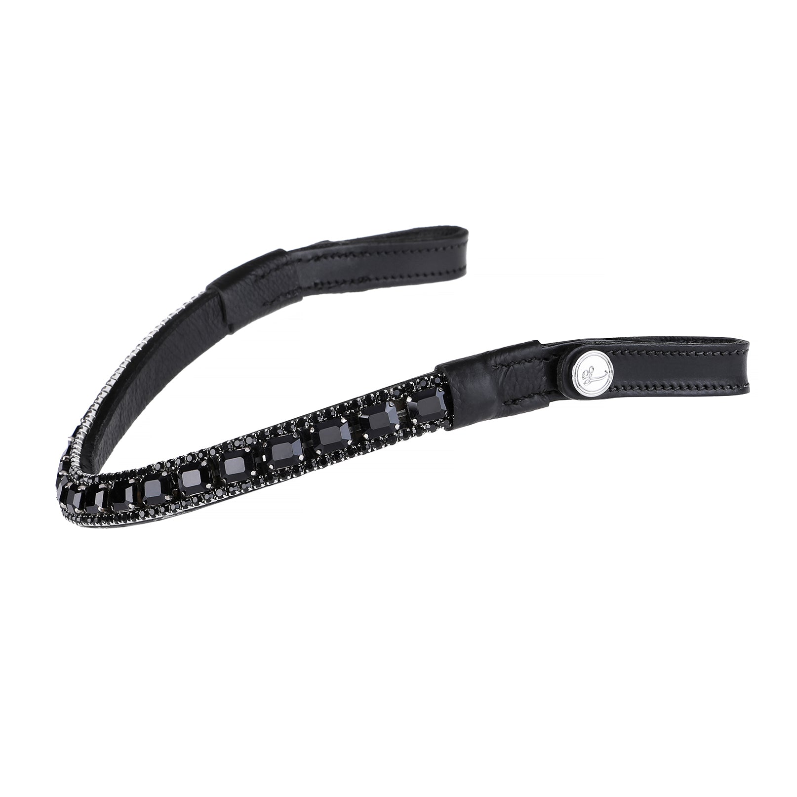 Onyx crystal browband