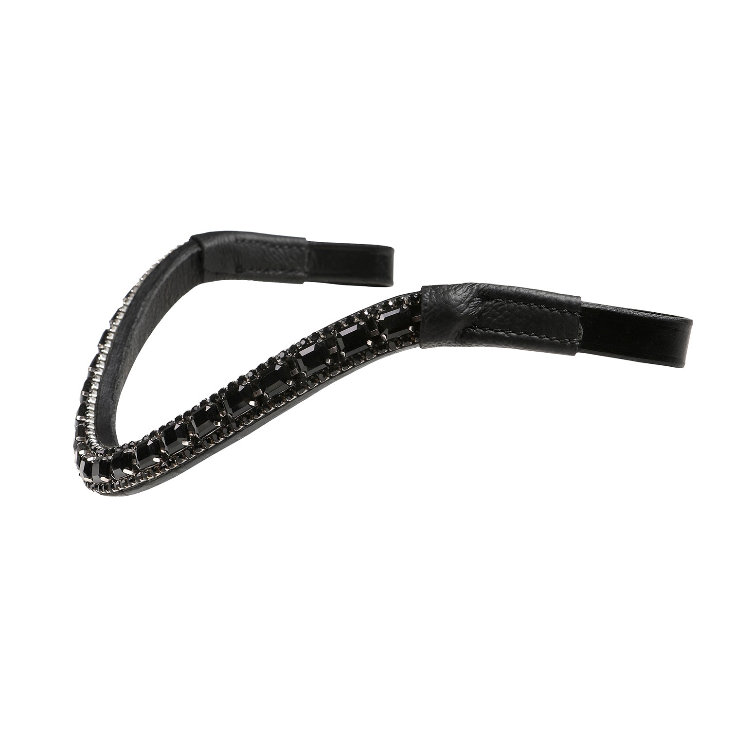 Onyx crystal browband - Lumiere Equestrian