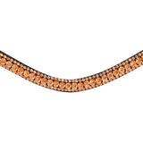 Rose gold crystal browband (Lumi Pony) - Lumiere Equestrian