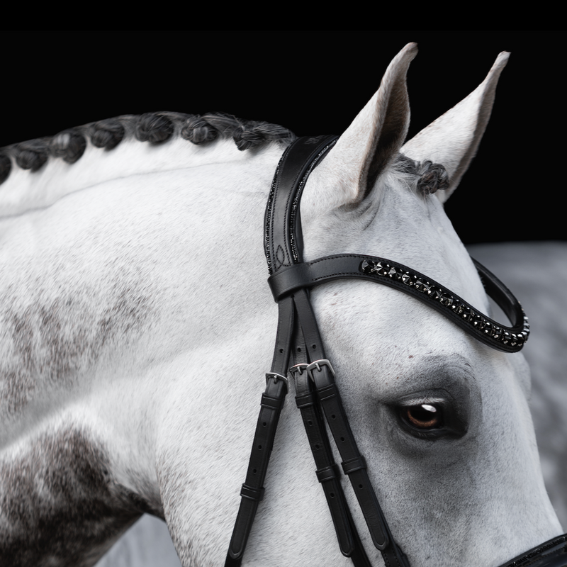 'Arcadia' Luxury Leather Bridle (Cavesson)