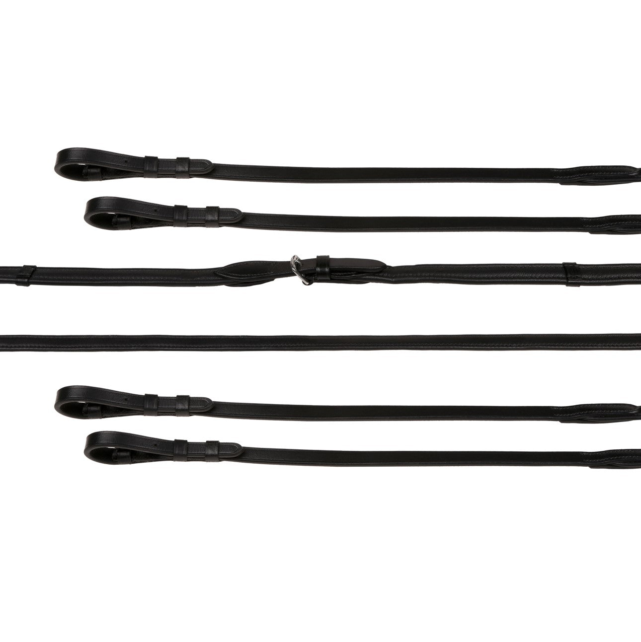 Double Bridle Reins Set - (Flat) - Lumiere Equestrian