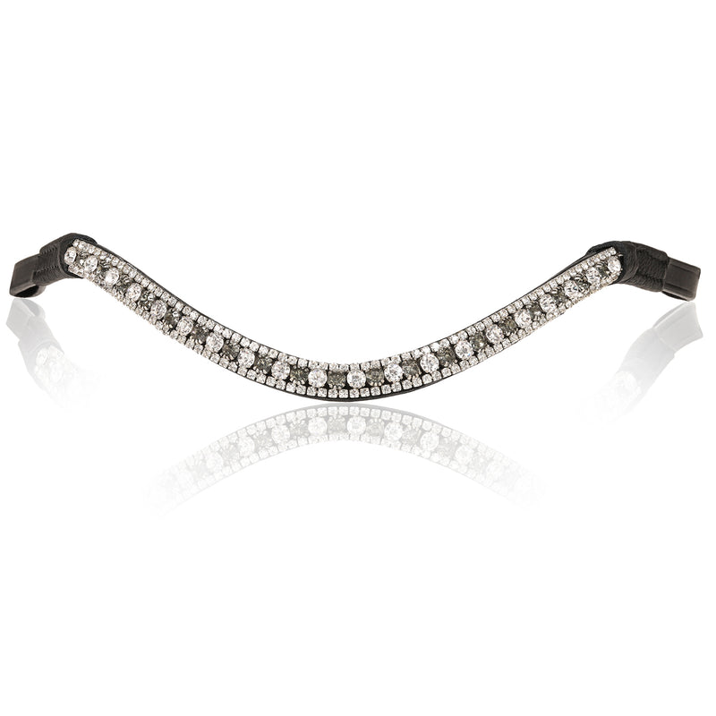 Silver Crystal Browband.