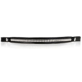 Straight clincher browband (silver)