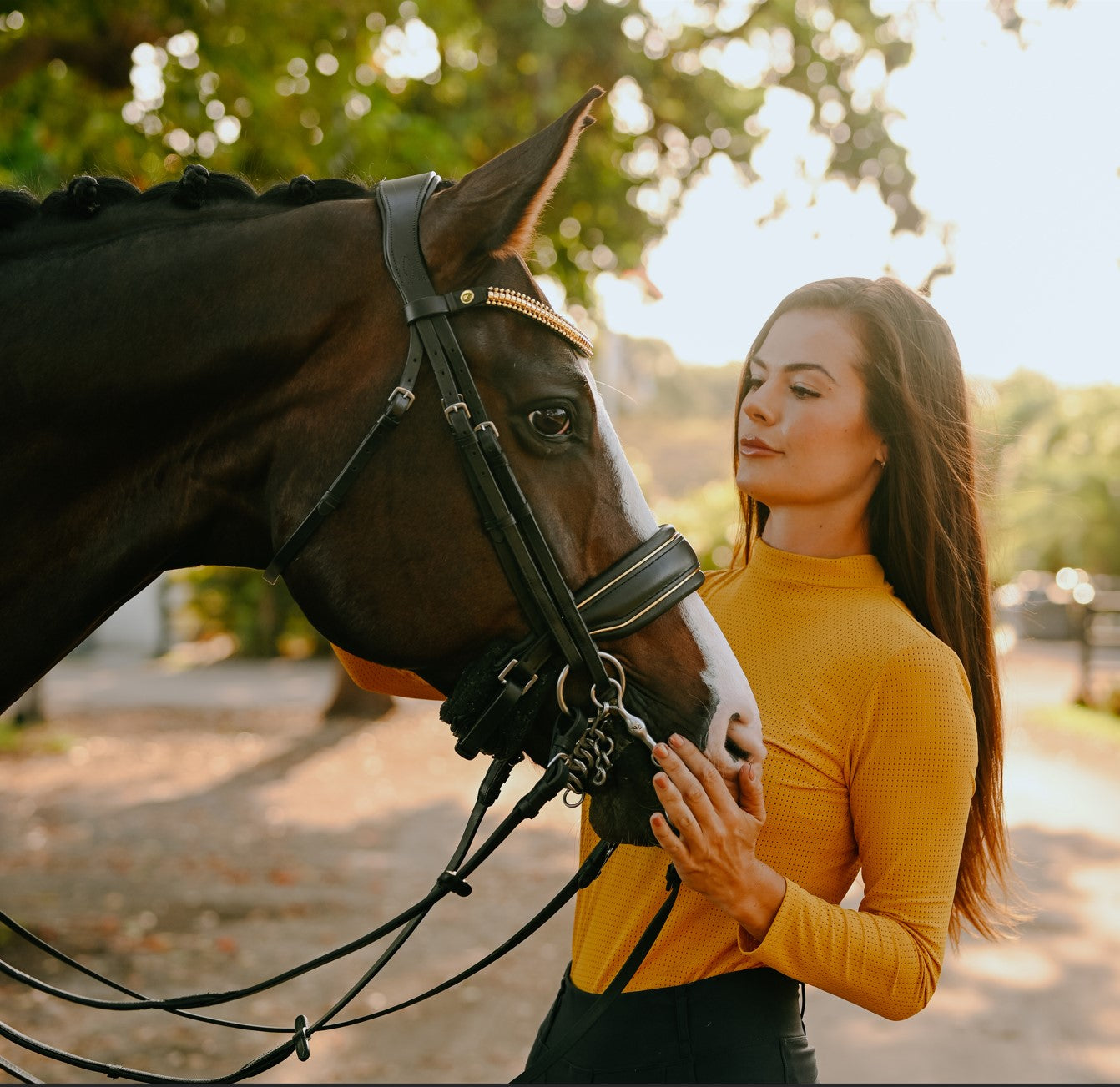 Delta bridle (double) - Lumiere Equestrian