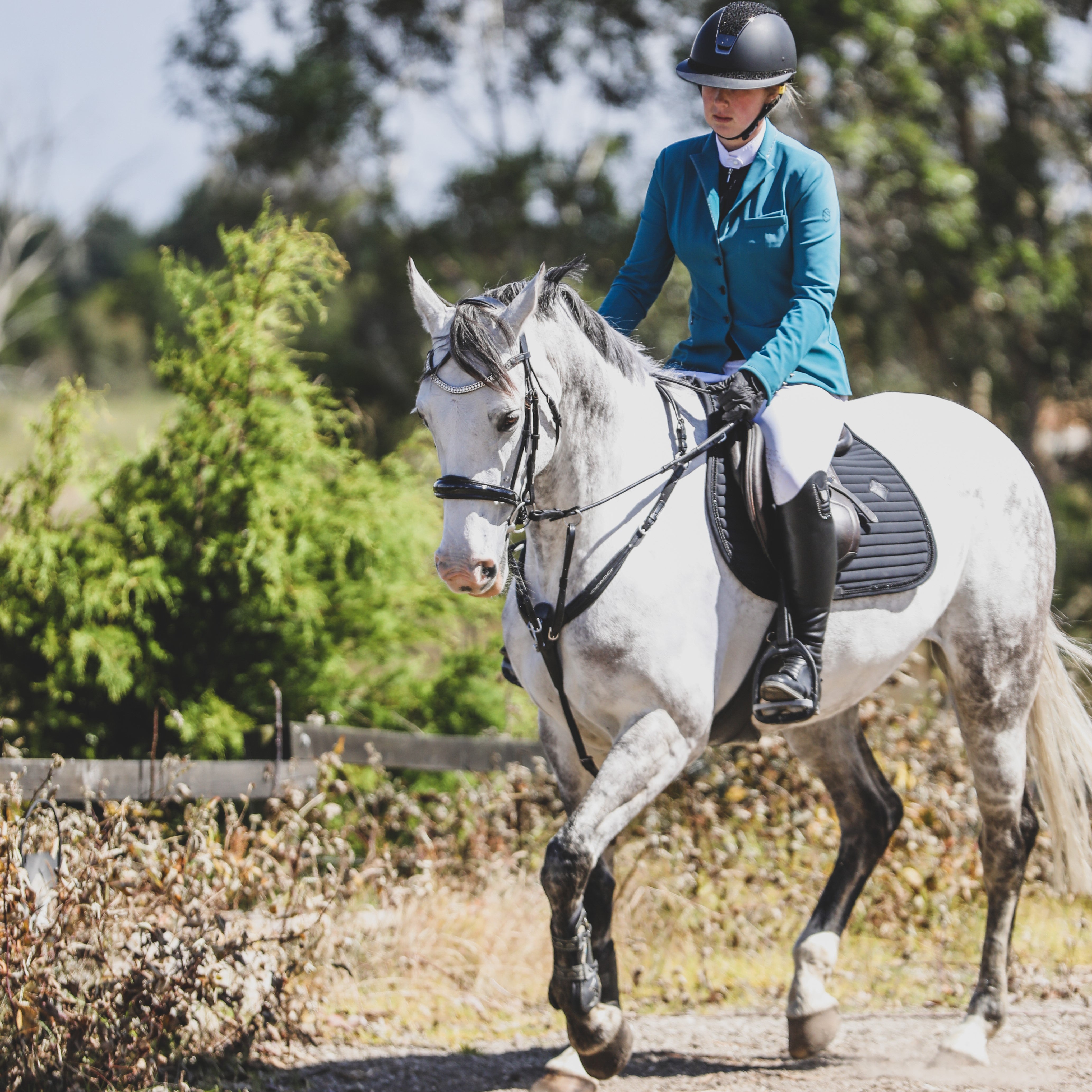 ‘Victory' 3-point Leather Breastplate - Lumiere Equestrian