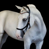 'Aria' bridle (Euro version) - black - Lumiere Equestrian
