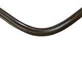 'Mikayla' Italian leather bridle (convertible) - black / brown - Lumiere Equestrian