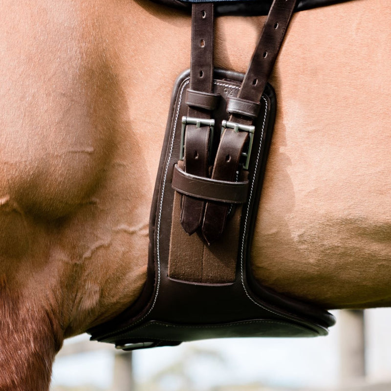 Short stud girth - build your own (leather padding) - Lumiere Equestrian