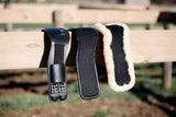 Anatomic dressage girth - build your own (brown sheepskin) - Lumiere Equestrian