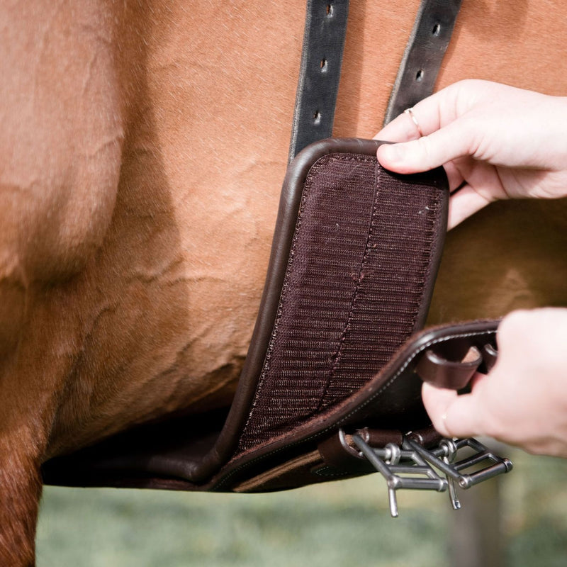 Short stud girth - build your own (leather padding) - Lumiere Equestrian