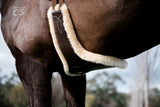 Long Stud Girth - build your own (cream sheepskin for BLACK girth) - Lumiere Equestrian