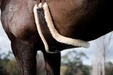 Long Stud Girth - build your own (black sheepskin) - Lumiere Equestrian