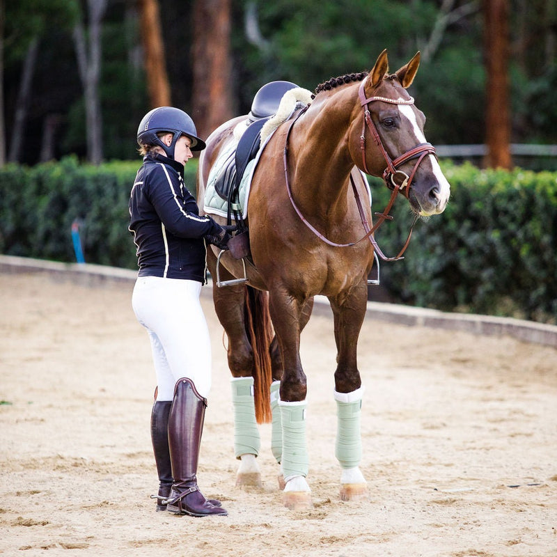 'Arabella' Italian leather bridle (hanoverian) - brown - Lumiere Equestrian