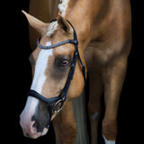 'Mila' Italian leather bridle - Lumiere Equestrian