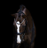 'Athens' luxury leather bridle - (double) - Lumiere Equestrian
