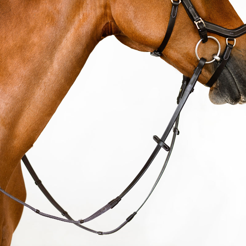 'Amber' Anatomic Leather Bridle (Micklem Style)