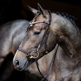 'Amber' Anatomic Leather Bridle (Euro Version) Clearance