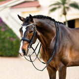 'Amie' luxury leather bridle - (double)