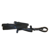 'Adeline' black Italian leather bridle (hanoverian) - black - Lumiere Equestrian